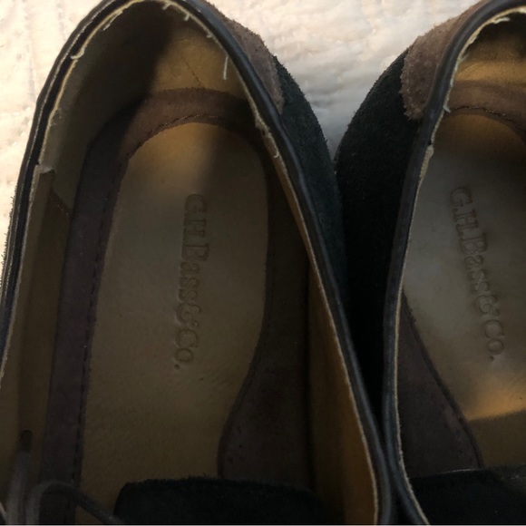 GH Bass Men’s 2-tone lace up saddle shoes, size 11d. Style is Buchanons. - Picture 3 of 4